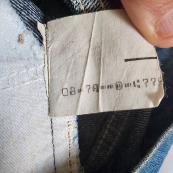 Levi's Orange Tab 70's Vintage Work Jeans Approximate Size 40 - Picture 9 of 12